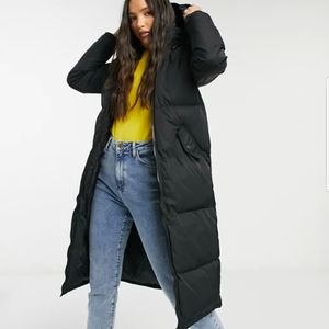 ASOS NWT Long Tall Puffer Jacket Parka